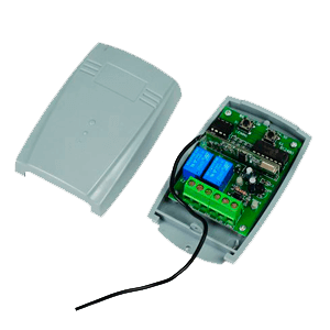 Recetora Universal REC 2 Canais 12/24V 433,92 Mhz